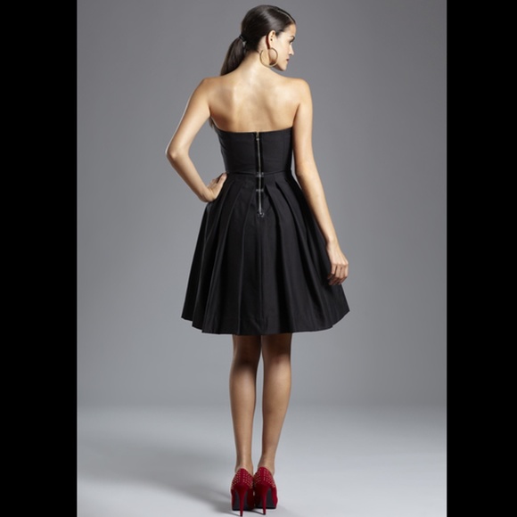 DOLCE & GABBANA Black Pleat Bottom Dress - Picture 2 of 2